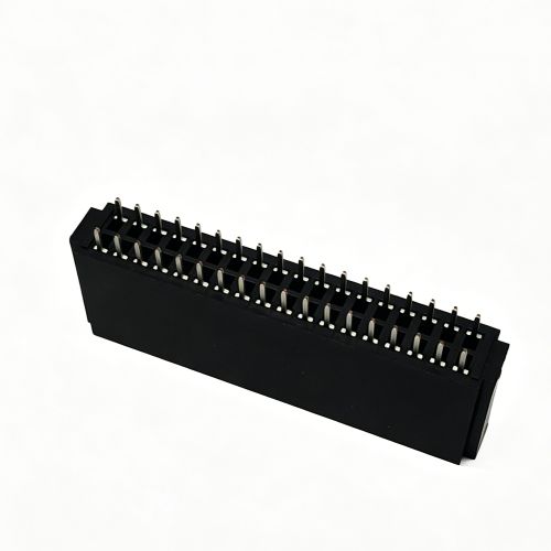 2.54MM  金手指  DIP   180 ° 2*18PIN 针外露3.00MM LCP  BLACK Au3u" 5.08MM 1.8槽宽
